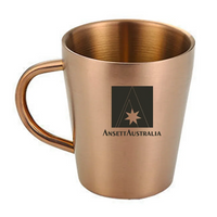 Thumbnail for Ansett Australia Stainless Steel Coffee mug in rose gold