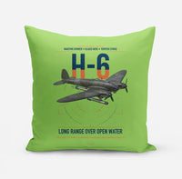 Thumbnail for Heinkel He 111H-6 design on light green pillow