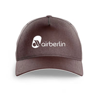 Thumbnail for Airberlin logo printed on brown cap