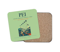 Thumbnail for Matecaña International Airport (PEI) design on light green 1 piece coaster