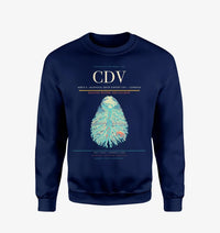 Thumbnail for Merle K. (Mudhole) Smith Airport (CDV) design on navy blue sweatshirt