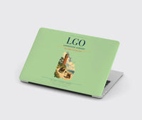 Thumbnail for Langeoog Airport (LGO) design on light green MacBook case