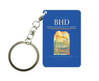 Thumbnail for George Best Belfast City Airport (BHD) design on blue key chain