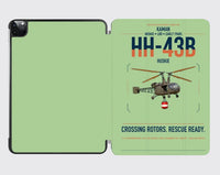 Thumbnail for Kaman HH-43B Huskie design on light green ipad tablet case