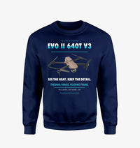 Thumbnail for Autel EVO II Dual 640T V3 design on navy blue sweatshirt