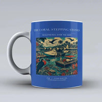 Thumbnail for VINTAGE G4060 - The Coral Stepping Stones - Ceramic Mug design on blue