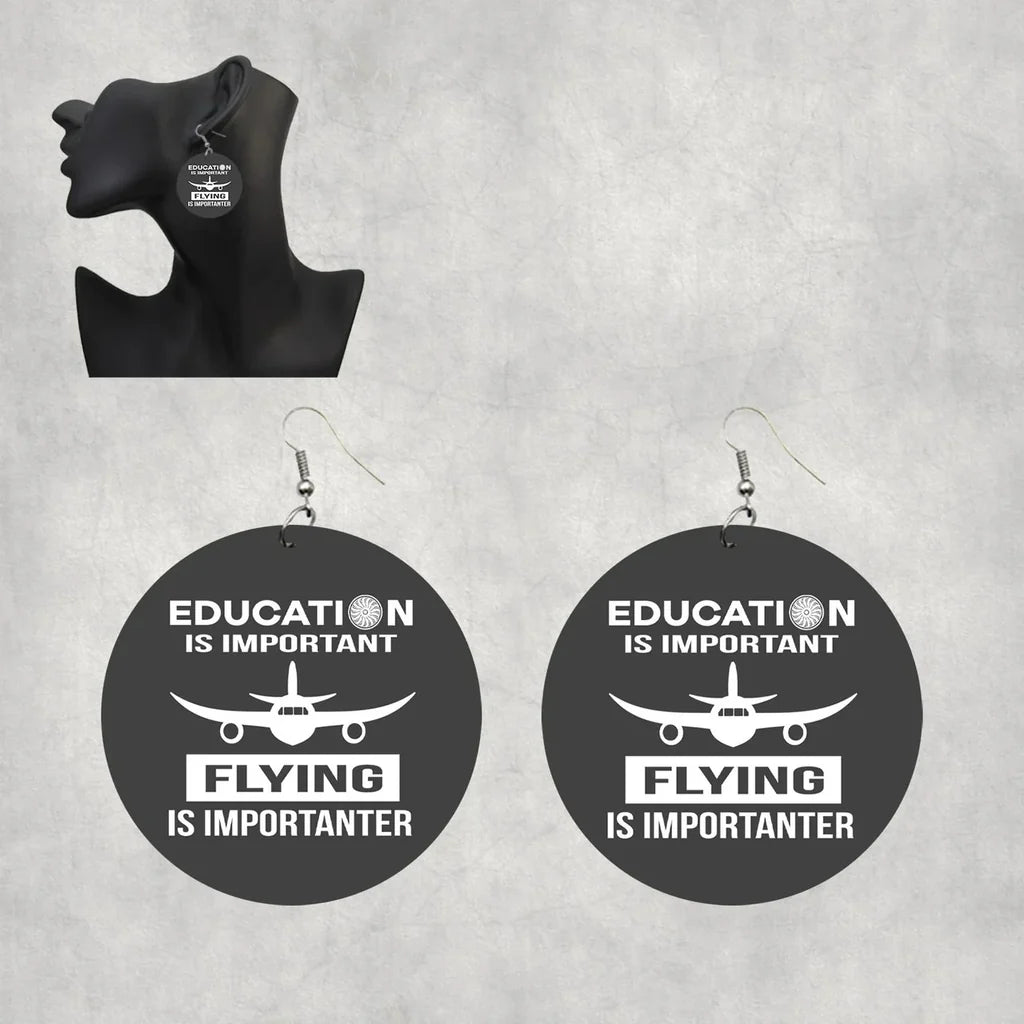 Flying is Importanter Earrings - view 4