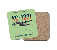 Thumbnail for KC-130J SUPER HERCULES design on light green 1 piece coaster