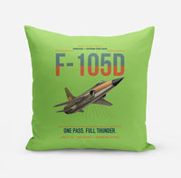 Thumbnail for F-105D Thunderchief design on light green pillow