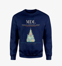 Thumbnail for Mandalay International Airport (MDL) design on navy blue sweatshirt