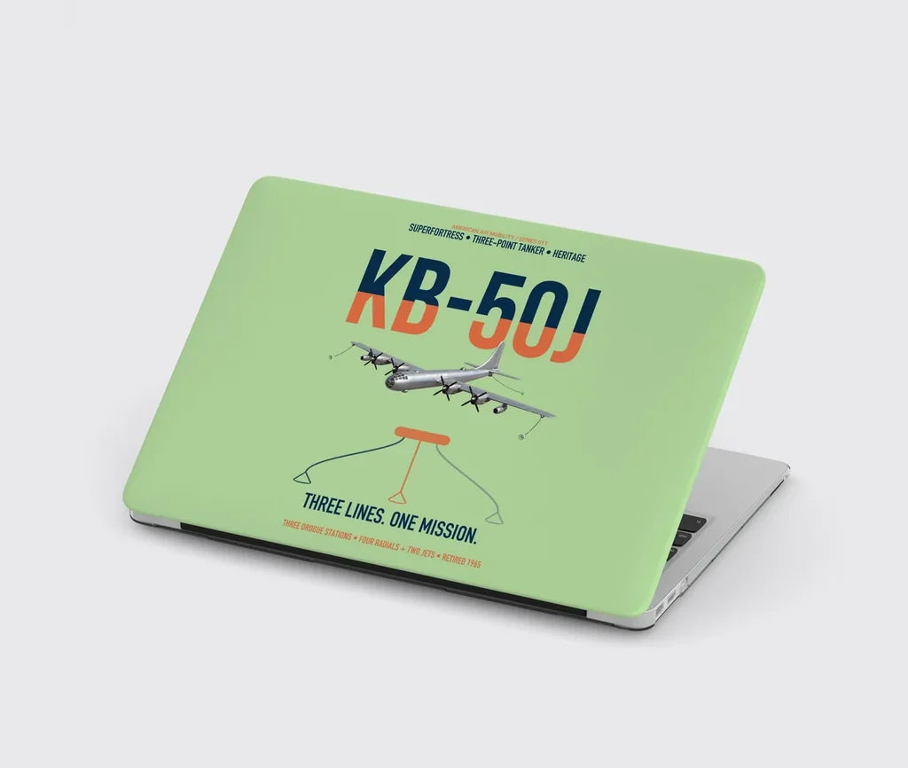 KB-50J Superfortress design on light green MacBook case