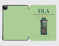 Thumbnail for Douala International Airport (DLA) design on light green ipad tablet case