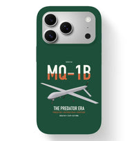 Thumbnail for MQ-1B Predator design on dark green magsafe iphone case, for iPhone 17 Pro