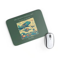 Thumbnail for VINTAGE G4471 - The Skydive Festival Lift - Designed Mouse Pads design on darkgreen rectangle