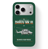 Thumbnail for HAL ALH Dhruv Mk III design on dark green magsafe iphone case, for iPhone 17 Pro