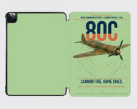 Thumbnail for IAR 80C design on light green ipad tablet case