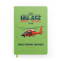 Thumbnail for Airbus MH-65E Dolphin design on light green notebook