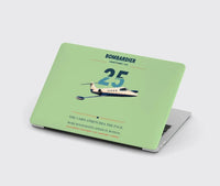 Thumbnail for Bombardier Learjet 25 design on light green MacBook case