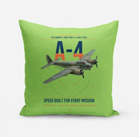 Thumbnail for Junkers Ju 88A-4 design on light green pillow