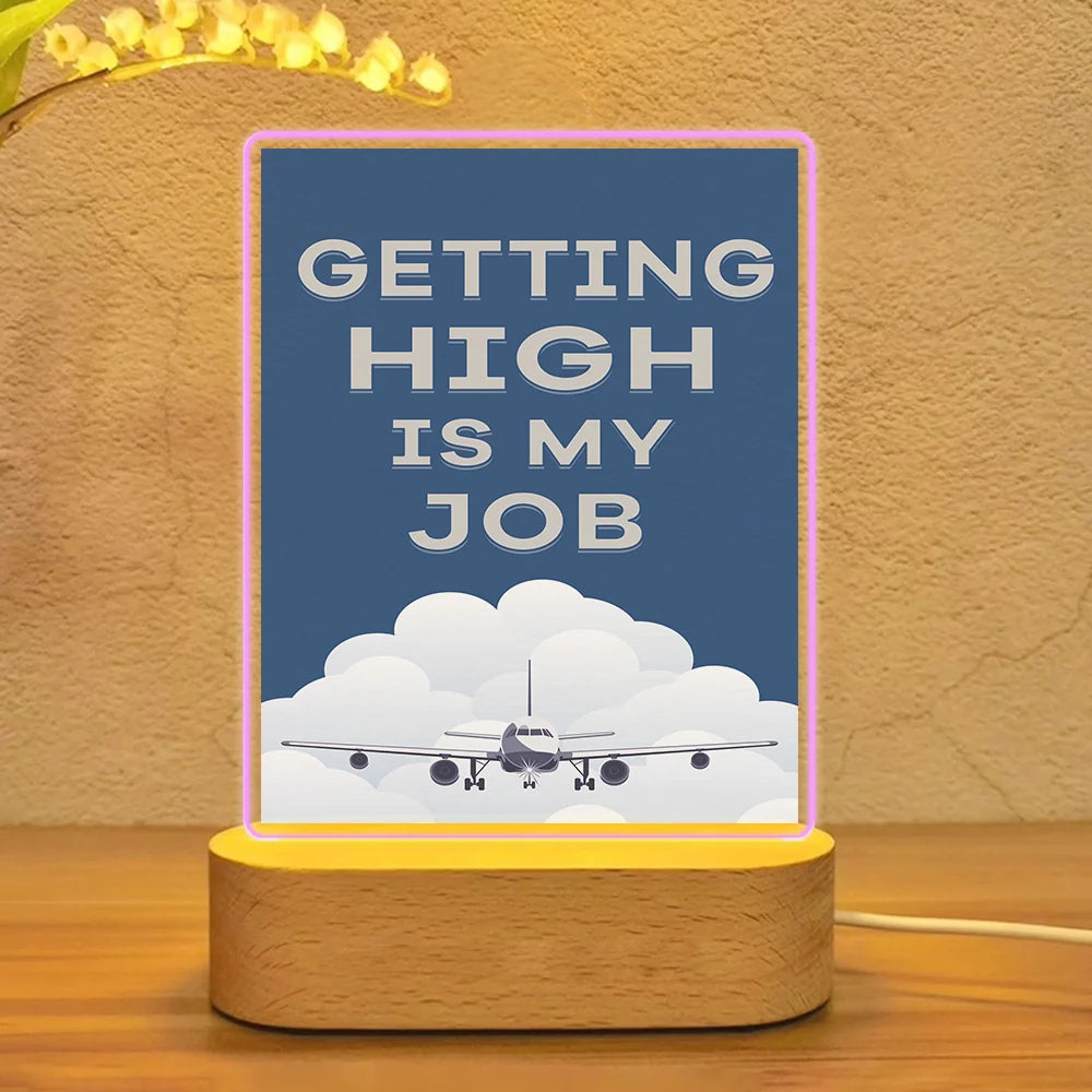Getting High Is My Job Lamp - view 4
