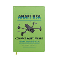 Thumbnail for Parrot ANAFI USA design on light green notebook
