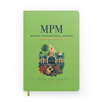 Thumbnail for Maputo International Airport (MPM) design on light green notebook