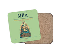 Thumbnail for Moi International Airport (MBA) design on light green 1 piece coaster