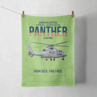 Thumbnail for Airbus Helicopters AS565 MBe Panther design on light green towel