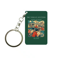 Thumbnail for VINTAGE G4114 - The Terrace Spotters - Designed Key Chain design on darkgreen