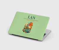 Thumbnail for Capital Region International Airport (LAN) design on light green MacBook case