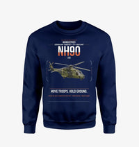Thumbnail for NHIndustries NH90 TTH design on navy blue sweatshirt