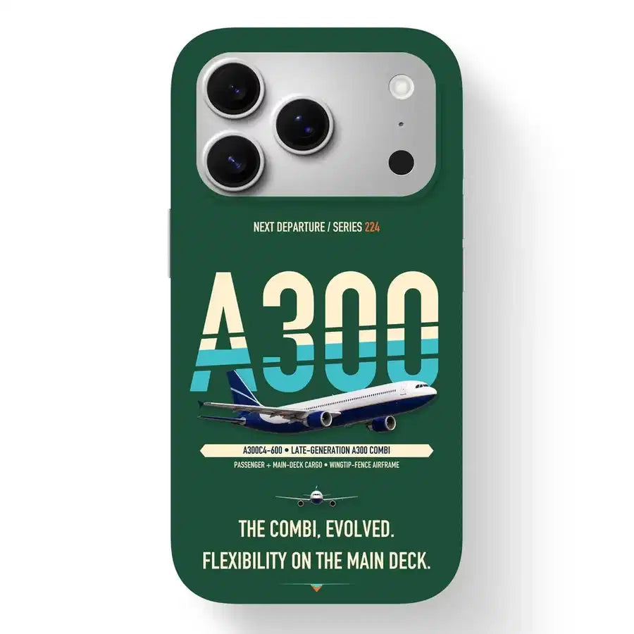 Airbus A300C4-600 Case design on dark green iphone case