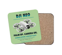 Thumbnail for DJI Neo design on light green 1 piece coaster