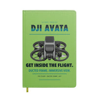 Thumbnail for DJI Avata design on light green notebook