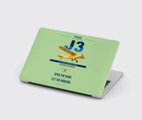 Thumbnail for Piper J-3 Cub design on light green MacBook case