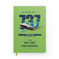 Thumbnail for Boeing 737-500 Classic design on light green notebook