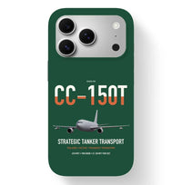Thumbnail for Airbus CC-150T Polaris design on dark green magsafe iphone case, for iPhone 17 Pro