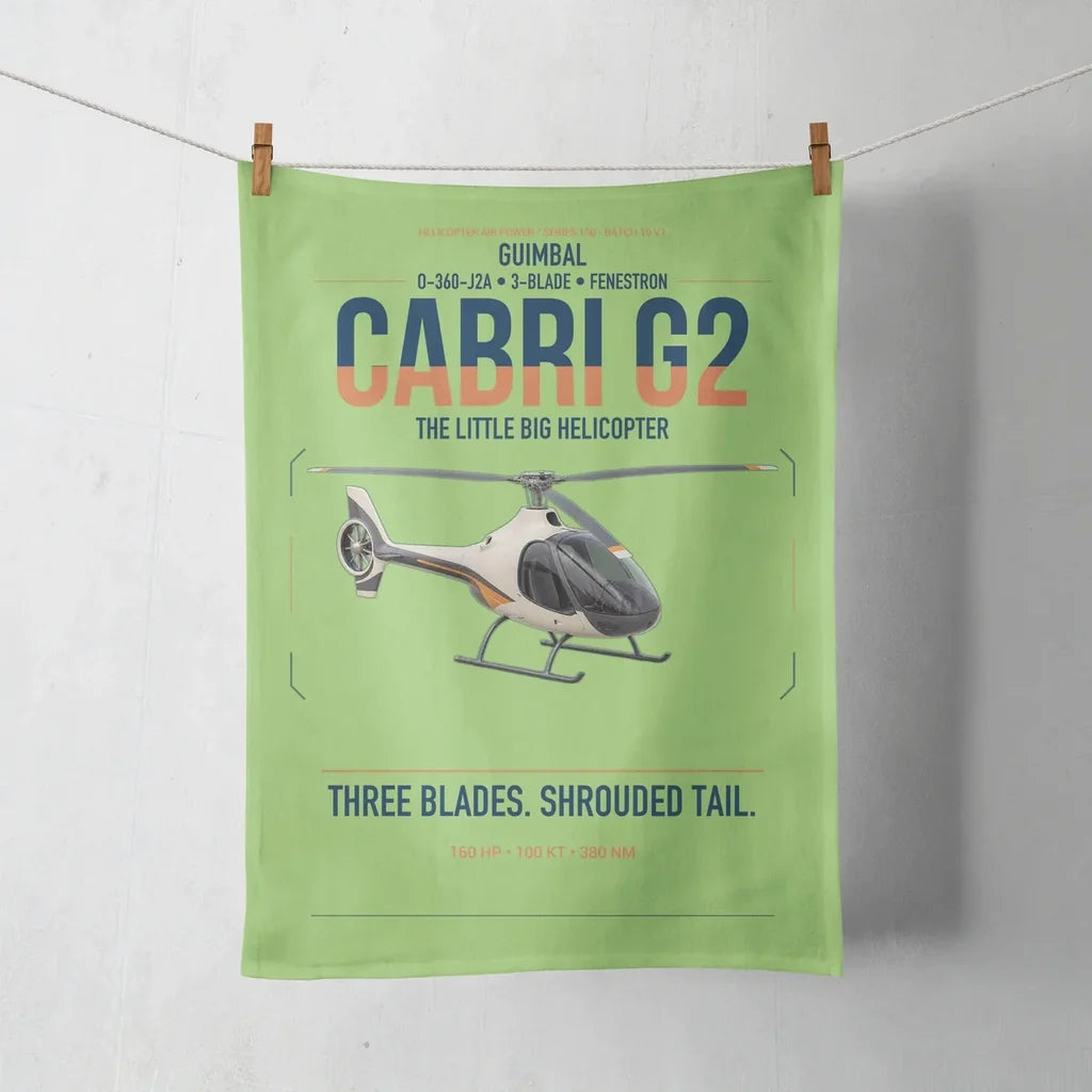 Guimbal Cabri G2 design on light green towel