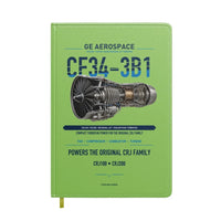Thumbnail for CF34-3B1 design on light green notebook