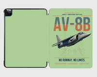 Thumbnail for AV-8B Harrier II design on light green ipad tablet case