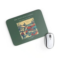 Thumbnail for VINTAGE G4398 - The Maple Run Landing - Designed Mouse Pads design on darkgreen rectangle