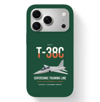 Thumbnail for T-38C Talon design on dark green magsafe iphone case, for iPhone 17 Pro