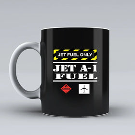 Jet Fuel Only Ceramic White Mugs