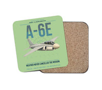 Thumbnail for A-6E Intruder design on light green 1 piece coaster