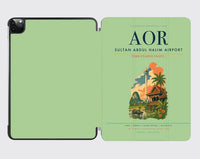 Thumbnail for Sultan Abdul Halim Airport (AOR) design on light green ipad tablet case