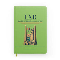 Thumbnail for Luxor International Airport (LXR) design on light green notebook