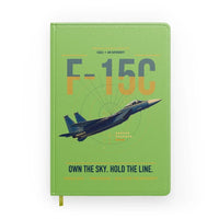 Thumbnail for F-15C Eagle design on light green notebook