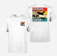 Thumbnail for Customisable Husband & Dad & Pilot T-Shirt - view 4