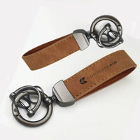 Thumbnail for CommuteAir Horseshoe Buckle key chain, Camel