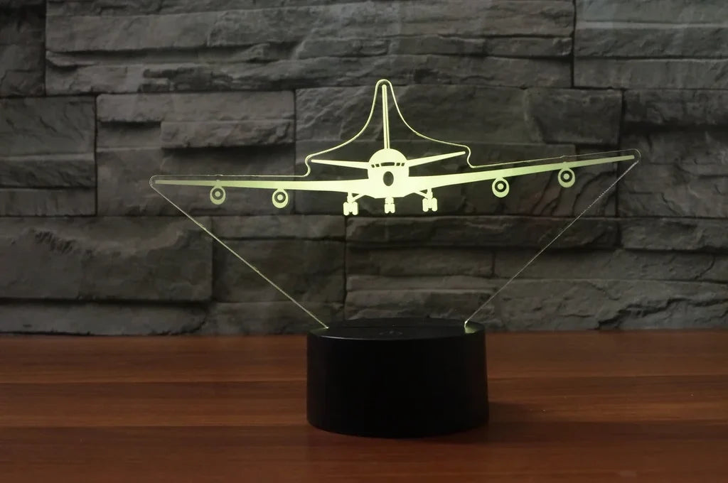 Customisable Boeing 707 3D Lamp - view 5
